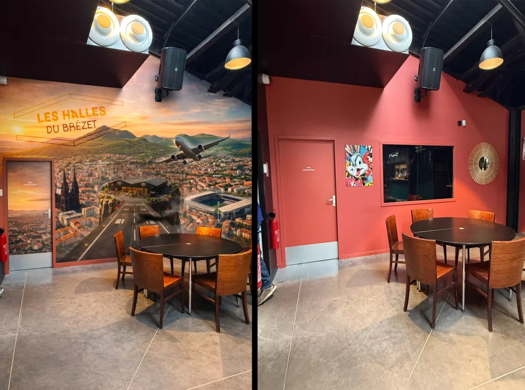 Les Halles du Brézet, décoration immersive.