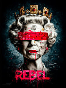 Queen Mum — œuvre originale de Puls, Pop Art / Street Art